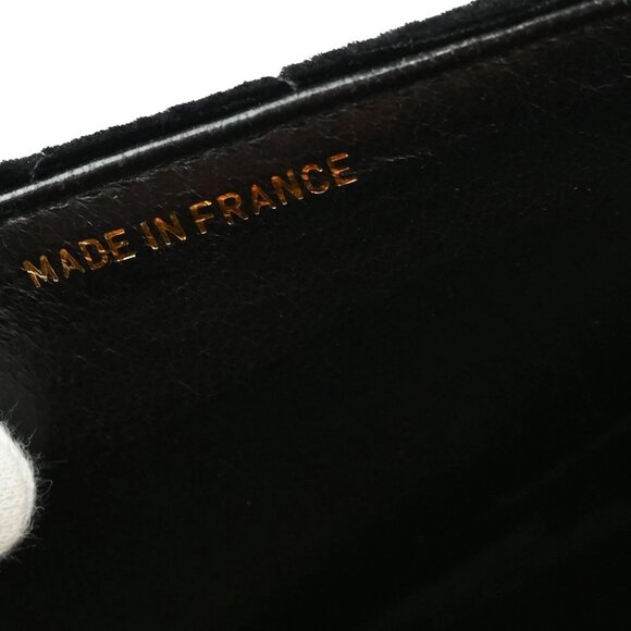 Chanel Black Velvet Maxi Classic Flap Shoulder Bag XX40384 - Picture 6 of 7